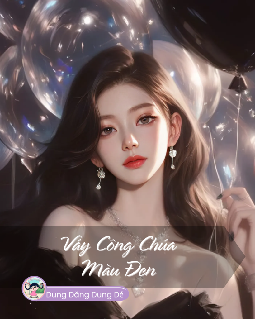 Váy Công Chúa Màu Đen